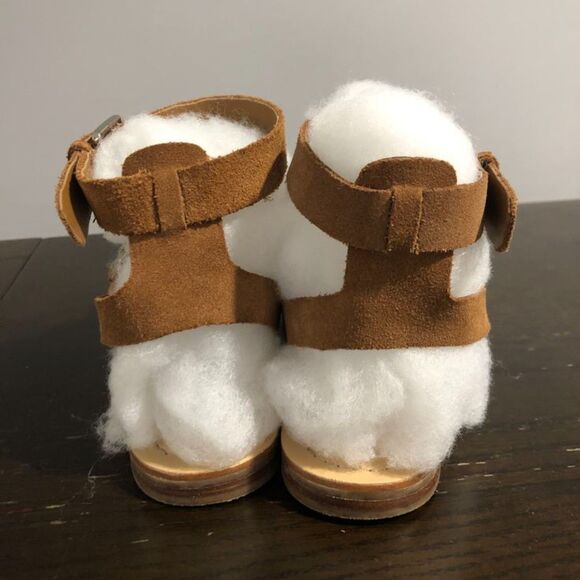 Marc Fisher Suede Leather Gladiator Buckles Thong Sandals Shoes Size 10 - Picture 6 of 10